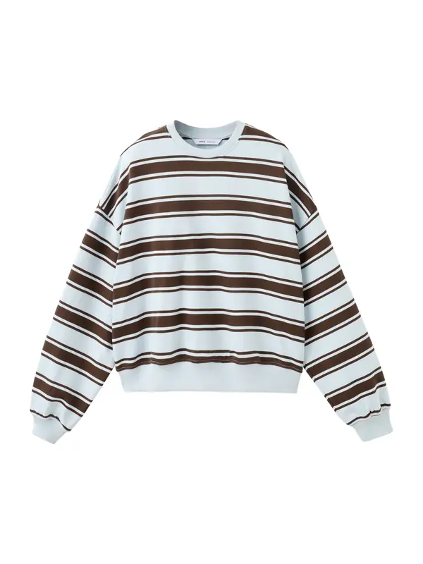 MANGO TEEN MANGO TEEN Sweater majica 'Beara'  svijetloplava / čokolada