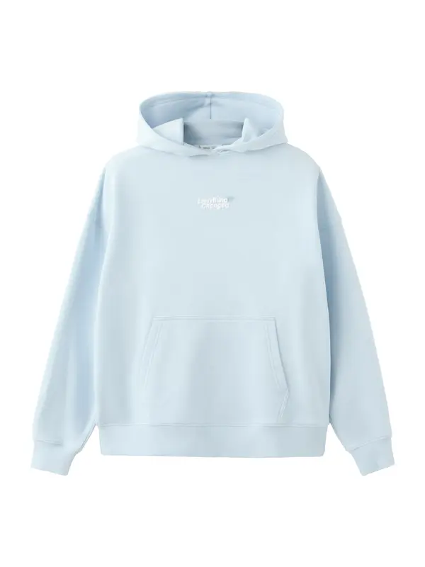 MANGO TEEN MANGO TEEN Sweater majica 'PLOT'  nebesko plava / svijetloplava / bijela