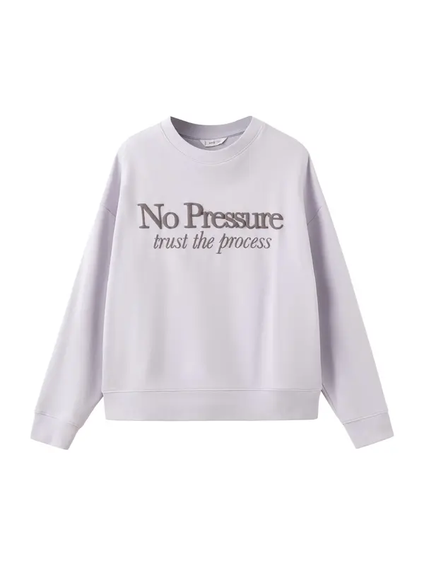 MANGO TEEN MANGO TEEN Sweater majica 'Pressure'  boja blata / pastelno ljubičasta