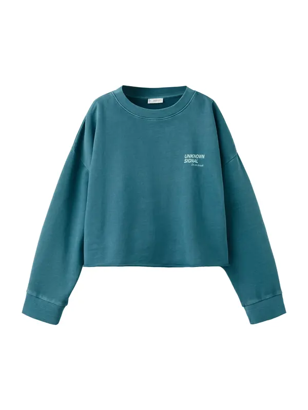 MANGO TEEN MANGO TEEN Sweater majica 'Vertical'  cijan plava