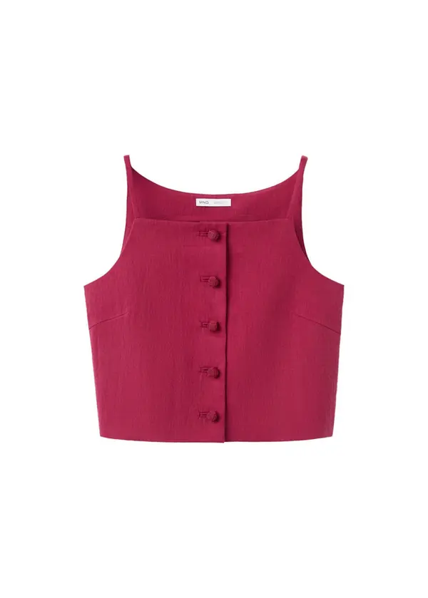 MANGO MANGO Top 'Bonnie'  klasično crvena