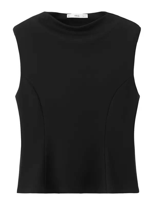 Mango MANGO Top 'CUQUI'  crna