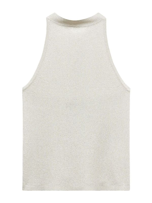 MANGO MANGO Top 'KLONG'  ecru/prljavo bijela