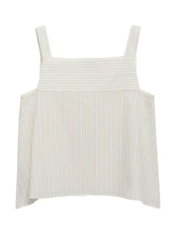 MANGO MANGO Top 'LIMON-H'  ecru/prljavo bijela / crna / bijela