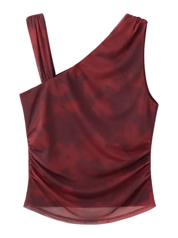 MANGO MANGO Top 'MARA'  crvena / bordo