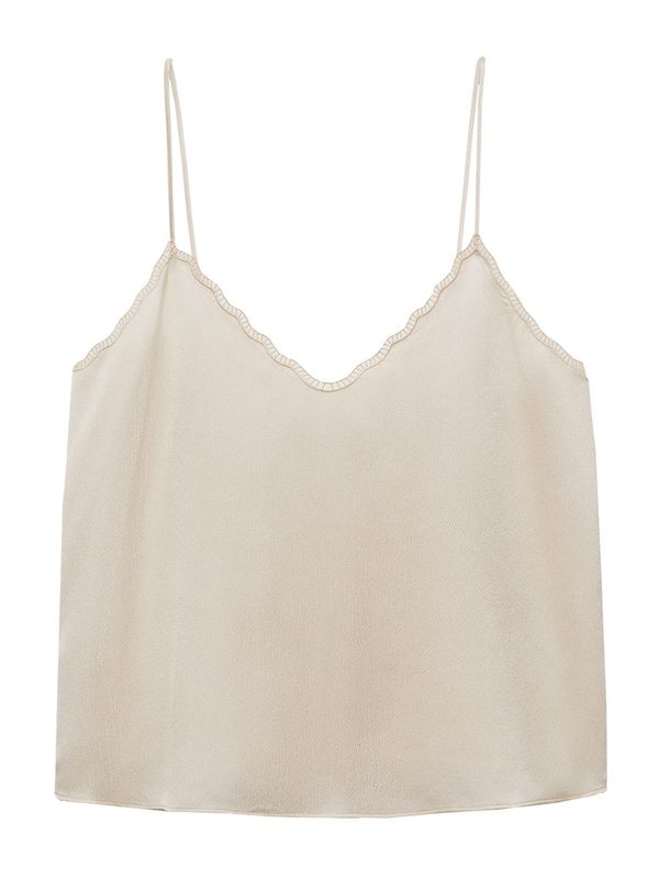 MANGO MANGO Top 'RACHY'  ecru/prljavo bijela