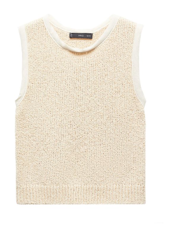 MANGO MANGO Top s naramenicama 'Bali'  boja pijeska