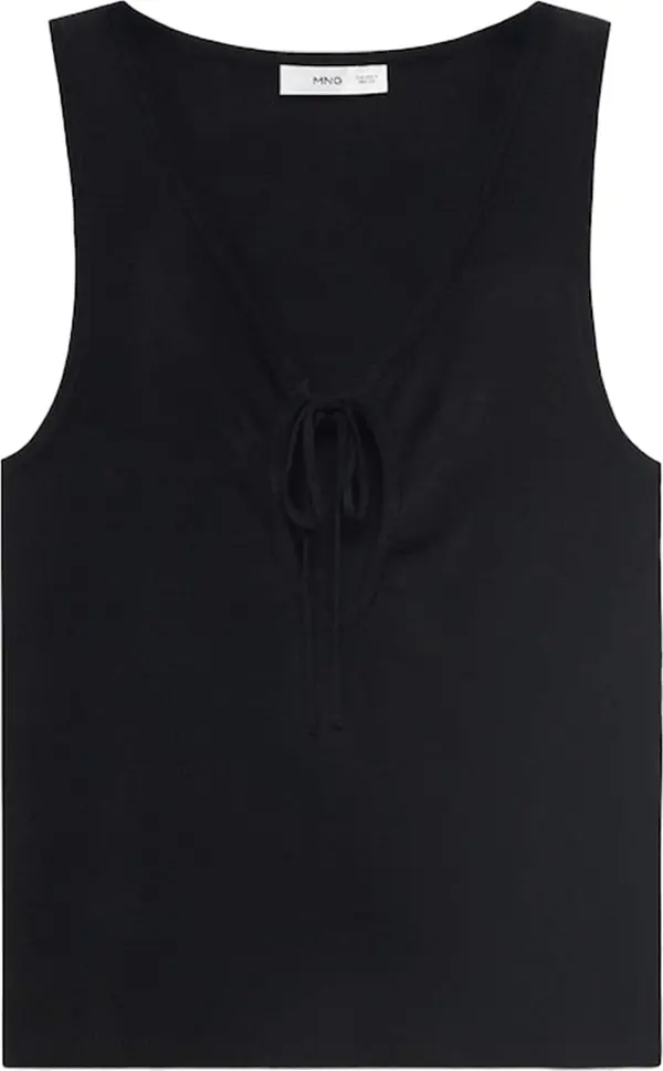 Mango MANGO Top s naramenicama 'FORAT'  crna