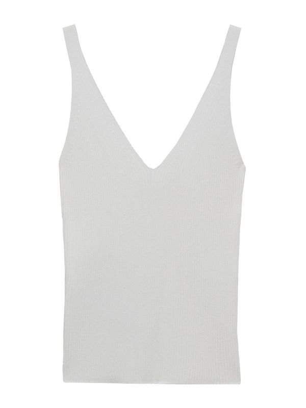 MANGO MANGO Top s naramenicama 'GYMNASTI'  svijetlobež