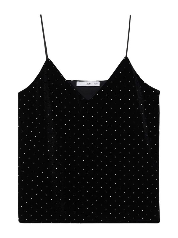 MANGO MANGO Top 'TACHA'  crna / bijela