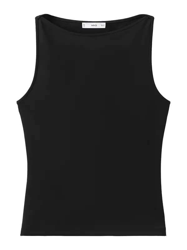 MANGO MANGO Top 'TECLA'  crna