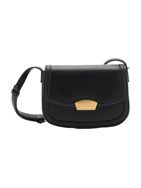 MANGO MANGO Torba preko ramena 'LYRATA'  zlatna / crna