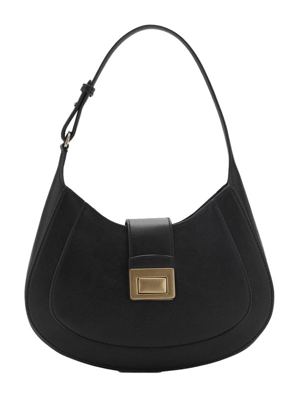 MANGO MANGO Torba za na rame 'AZALEA'  zlatna / crna