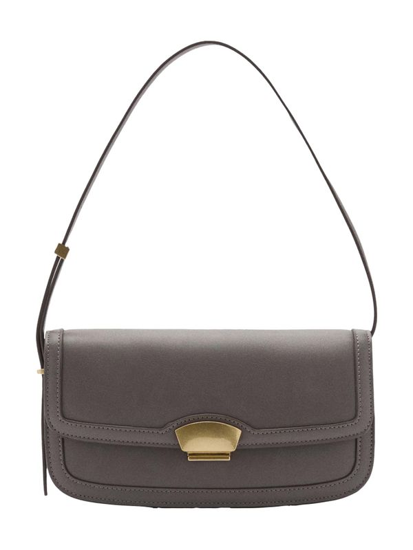 MANGO MANGO Torba za na rame 'LYRATA'  taupe siva