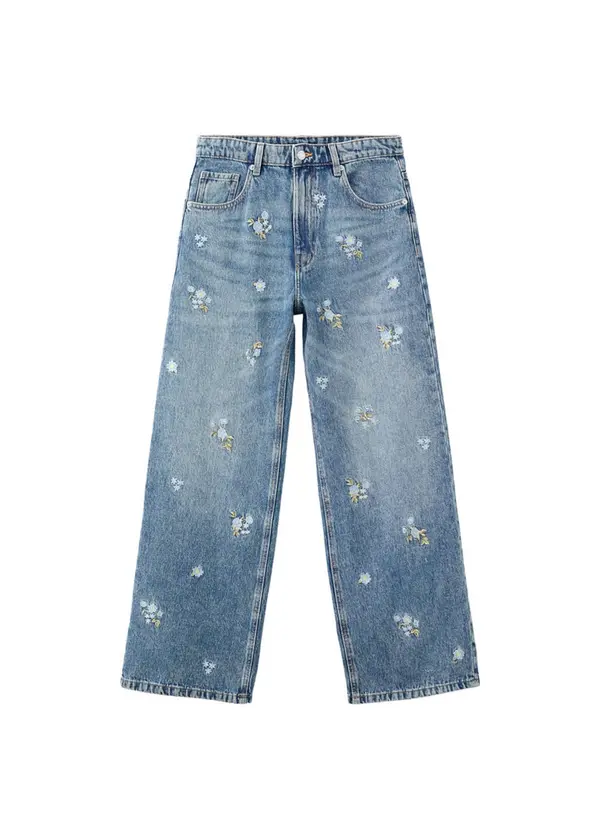 MANGO MANGO Traperice 'BEVERLY'  plavi traper / svijetloplava / kaki