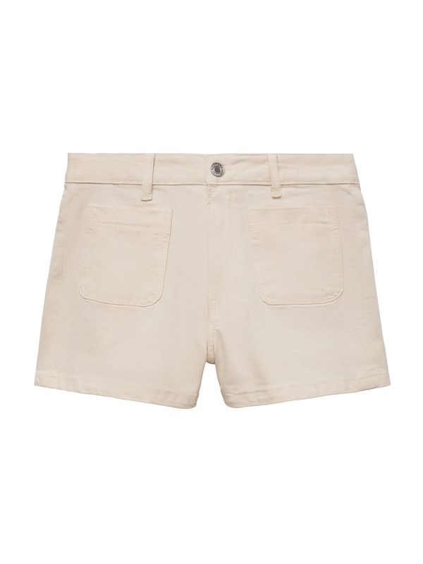 MANGO MANGO Traperice  ecru/prljavo bijela