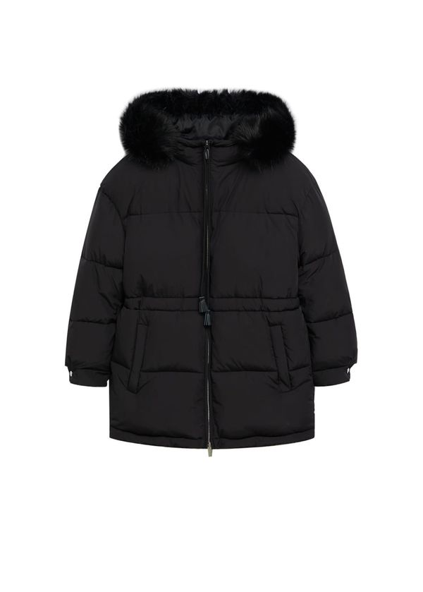 MANGO MANGO Zimska jakna 'Tabardi'  crna