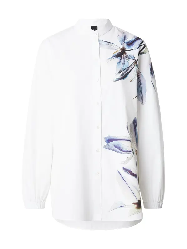 Marc Cain Marc Cain Bluza  plava / svijetloplava / svijetloljubičasta / bijela