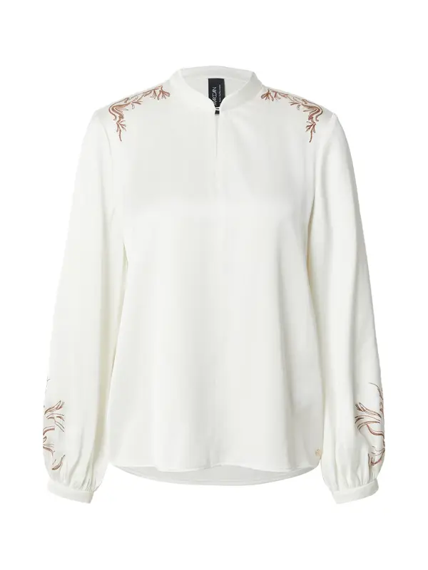 Marc Cain Marc Cain Bluza  smeđa / prljavo bijela