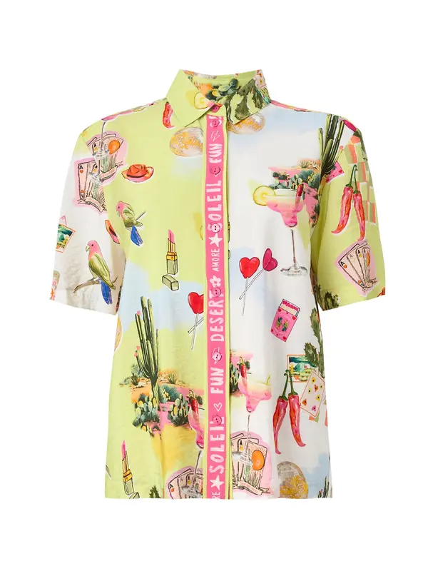 Marc Cain Marc Cain Bluza  svijetložuta / narančasta / svijetlocrvena / bijela