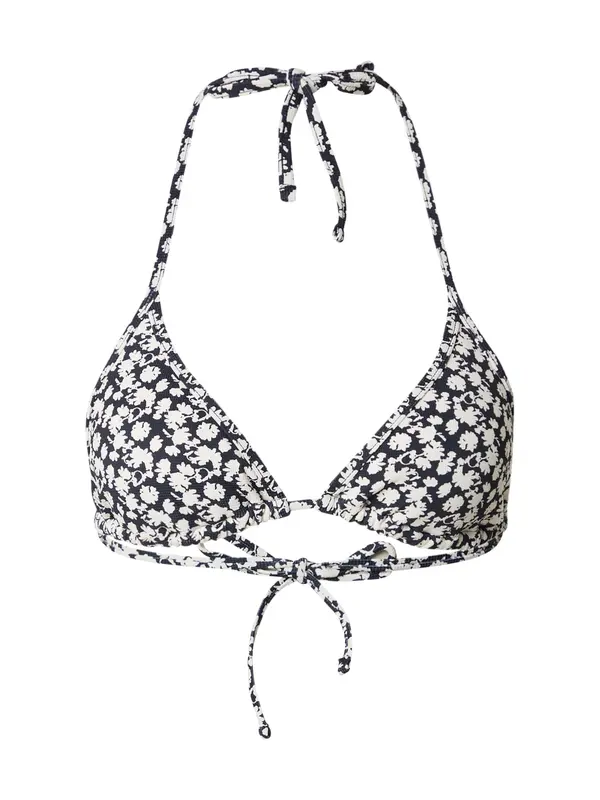 Marc O'Polo Marc O'Polo Bikini gornji dio 'Millefleur'  mornarsko plava / noćno plava / bijela