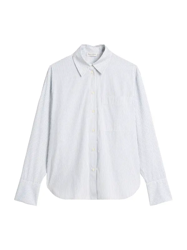 Marc O'Polo Marc O'Polo Bluza  sivkasto plava / tamno plava / bijela