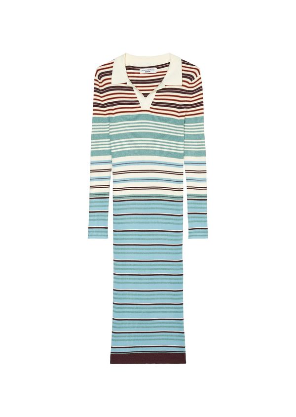 Marc O'Polo DENIM Marc O'Polo DENIM Haljina  svijetlobež / svijetloplava / žad / karmin crvena