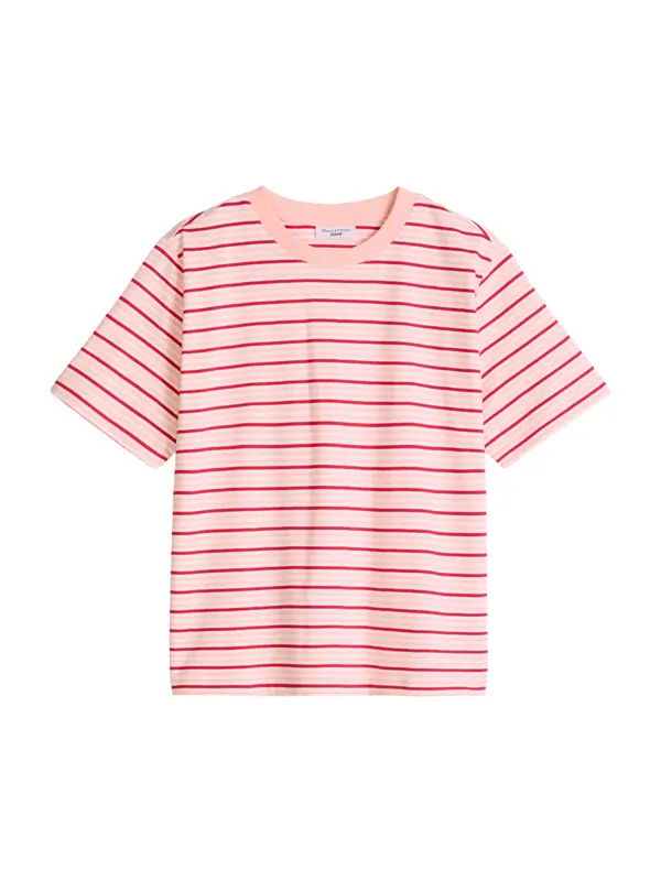 Marc O'Polo DENIM Marc O'Polo DENIM Majica  roza / pastelno roza / crvena