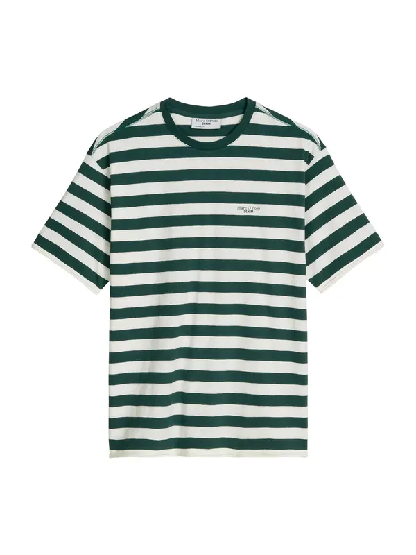 Marc O'Polo DENIM Marc O'Polo DENIM Majica  tamno zelena / bijela