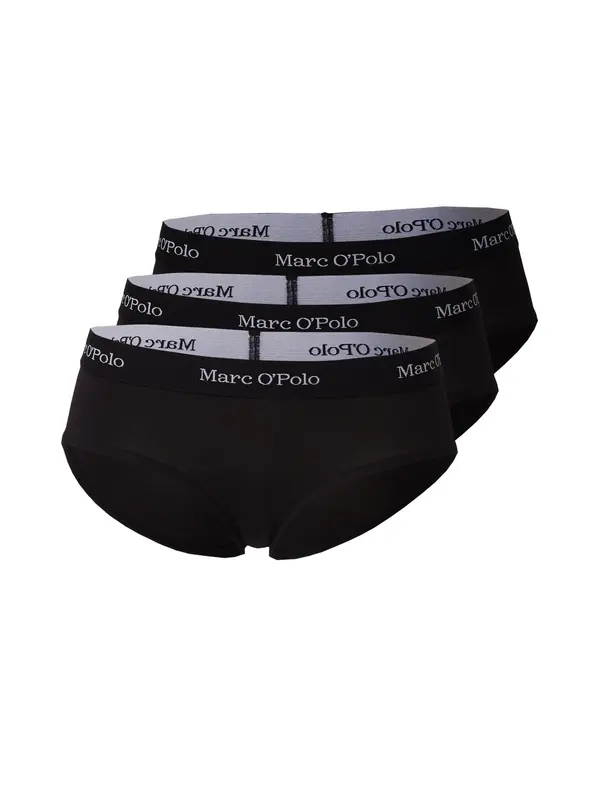 Marc O'Polo Marc O'Polo Hipster gaćice 'Essentials'  crna / bijela