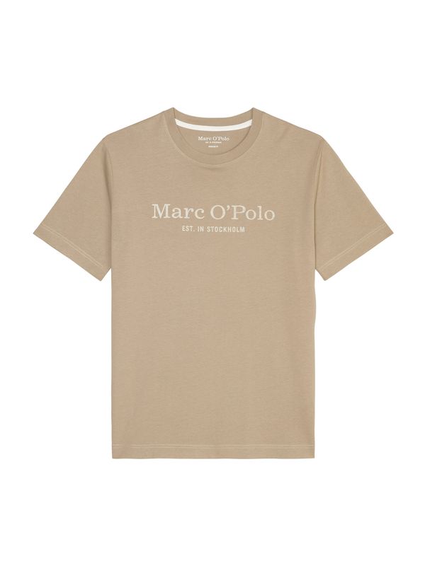 Marc O'Polo Marc O'Polo Majica  tamno bež / prljavo bijela