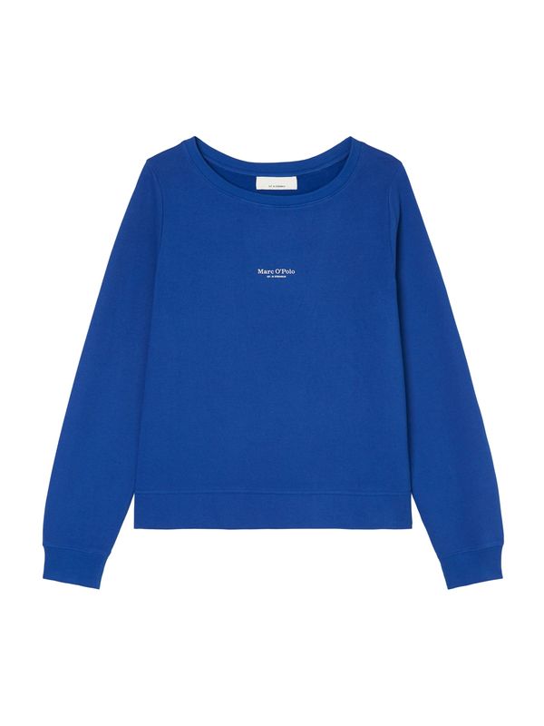 Marc O'Polo Marc O'Polo Sweater majica  kobalt plava / bijela