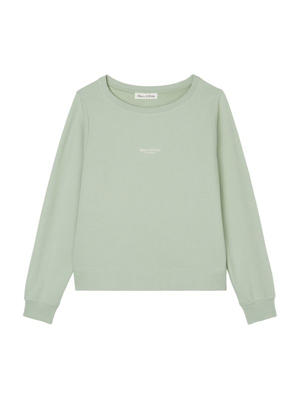 Marc O'Polo Marc O'Polo Sweater majica  pastelno zelena / bijela