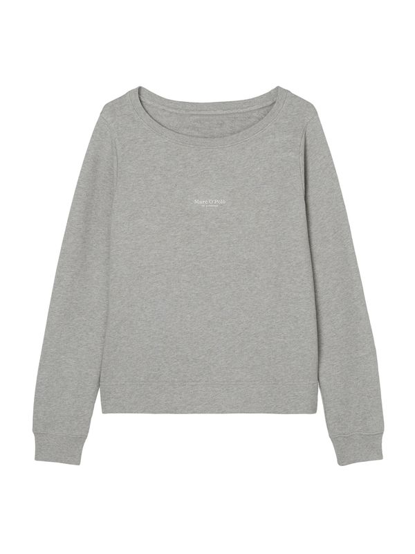 Marc O'Polo Marc O'Polo Sweater majica  siva / bijela