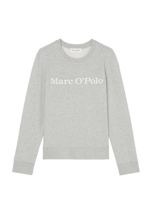 Marc O'Polo Marc O'Polo Sweater majica  siva melange / bijela
