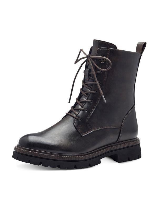 MARCO TOZZI MARCO TOZZI Gležnjače na vezanje  tamno smeđa