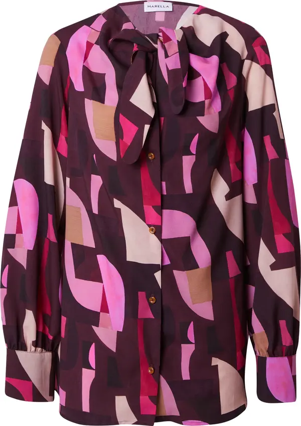 Marella Marella Bluza 'SETOLA'  ljubičasto crvena / miks boja
