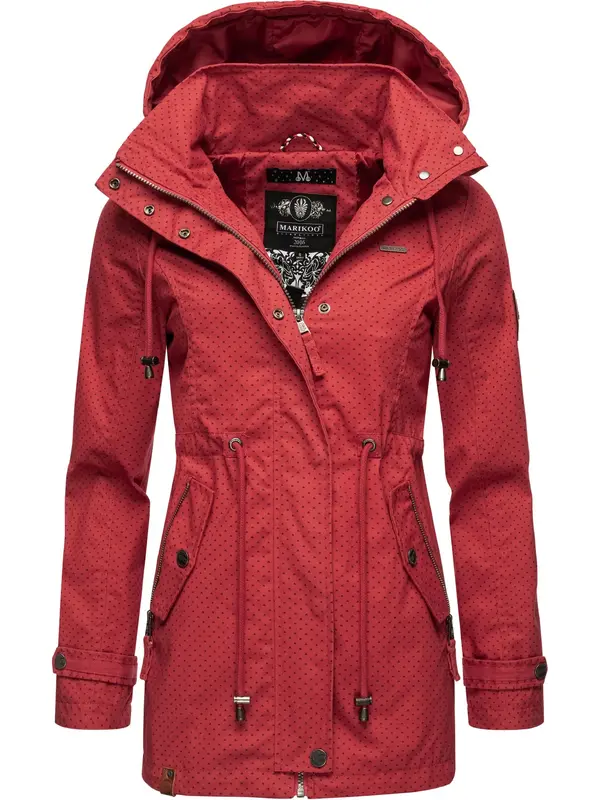 MARIKOO MARIKOO Lagana parka 'Nyokoo'  crvena / burgund