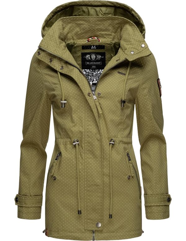 MARIKOO MARIKOO Lagana parka 'Nyokoo'  pastelno žuta / maslinasta