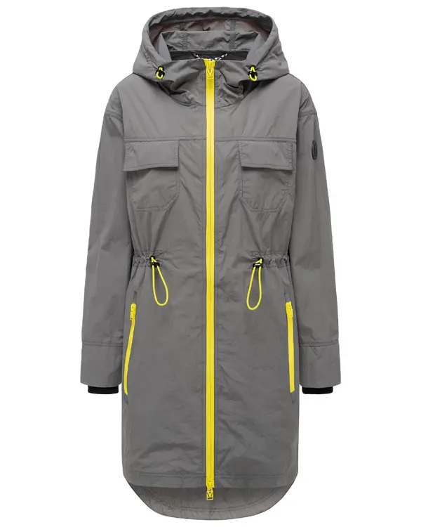 MARIKOO MARIKOO Lagana parka 'Trüffelbonbon 16'  žuta / siva