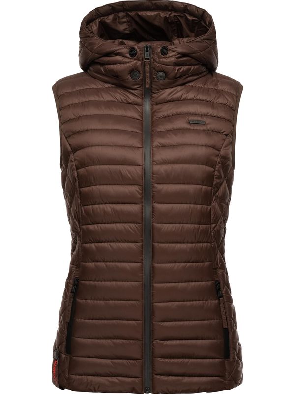 MARIKOO MARIKOO Prsluk 'Hasenpfote'  čokolada