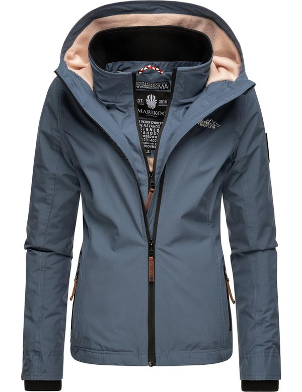 MARIKOO MARIKOO Tehnička jakna 'Erdbeere'  bež / golublje plava / crna