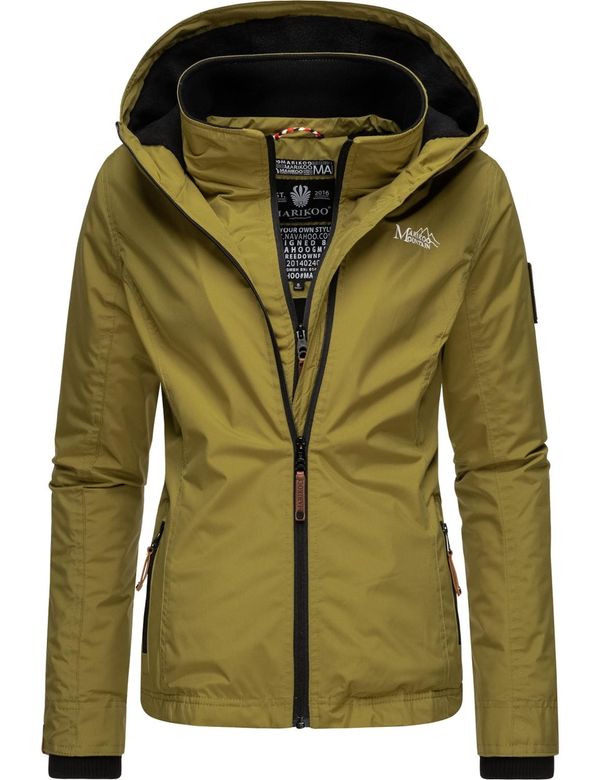 MARIKOO MARIKOO Tehnička jakna 'Erdbeere'  maslinasta / crna