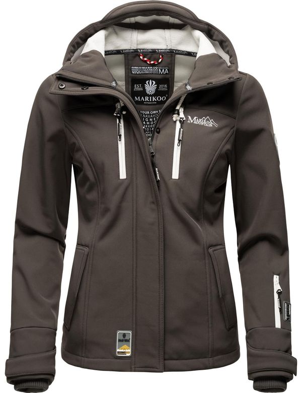 MARIKOO MARIKOO Tehnička jakna 'Kleine Zicke'  antracit siva / bijela