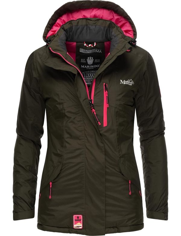 MARIKOO MARIKOO Tehnička jakna 'Rabeaa'  maslinasta / roza / bijela