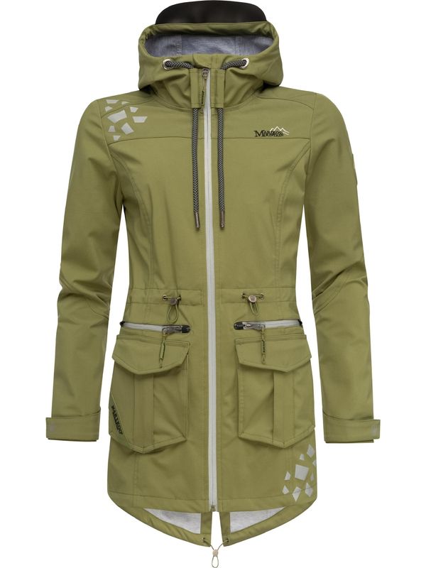 MARIKOO MARIKOO Tehnička jakna 'Ulissaa'  maslinasta / crna / srebro / bijela