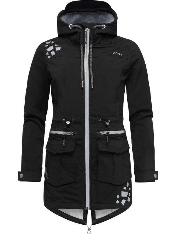 MARIKOO MARIKOO Tehnička jakna 'Ulissaa'  srebrno siva / crna