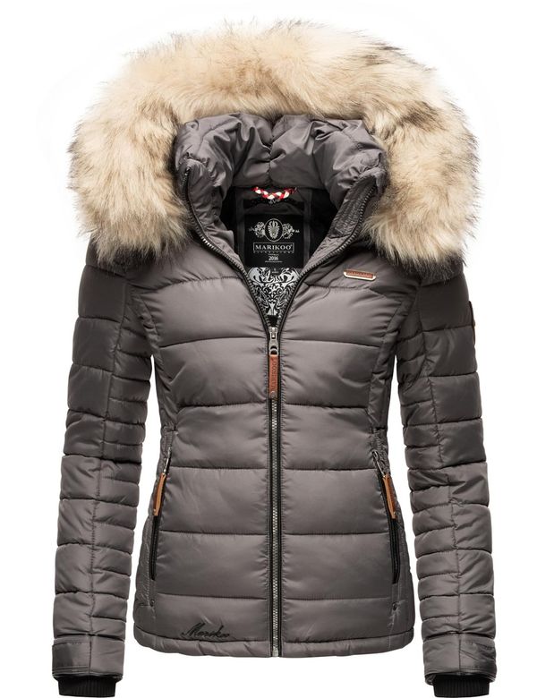 MARIKOO MARIKOO Zimska jakna 'Lerikaa'  tamo siva