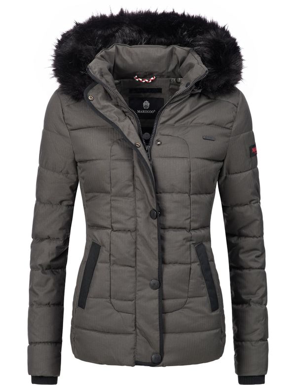 MARIKOO MARIKOO Zimska jakna 'Unique'  antracit siva / crna