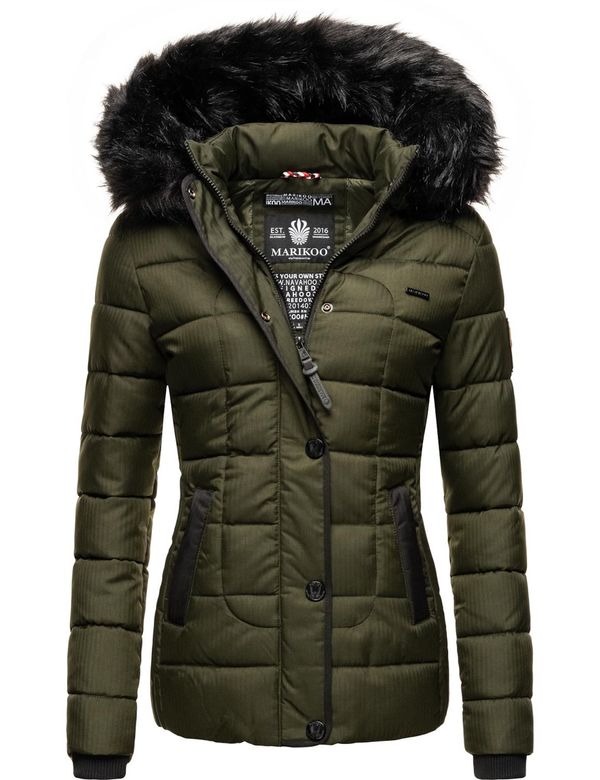 MARIKOO MARIKOO Zimska jakna 'Unique'  maslinasta / crna